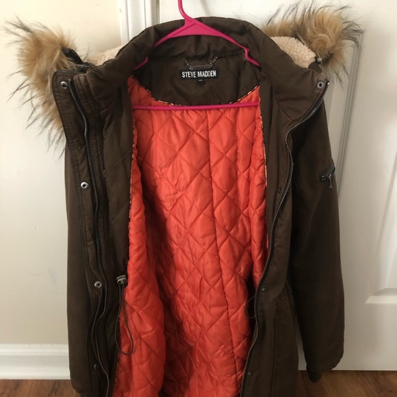 Steve Madden Winter Jacket, Forest Green, M - Picture 3 of 5